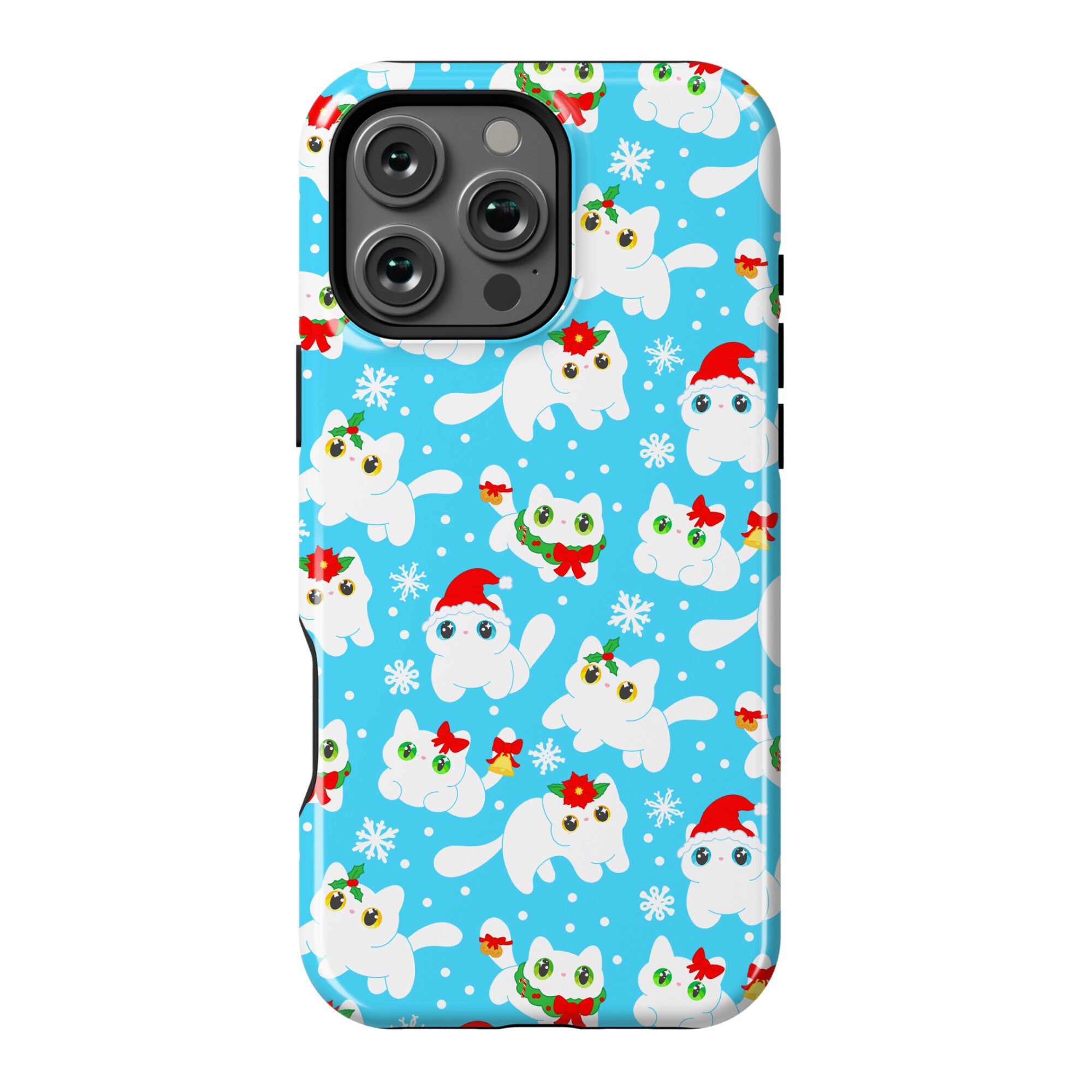Christmas Cats Pattern Phone Case