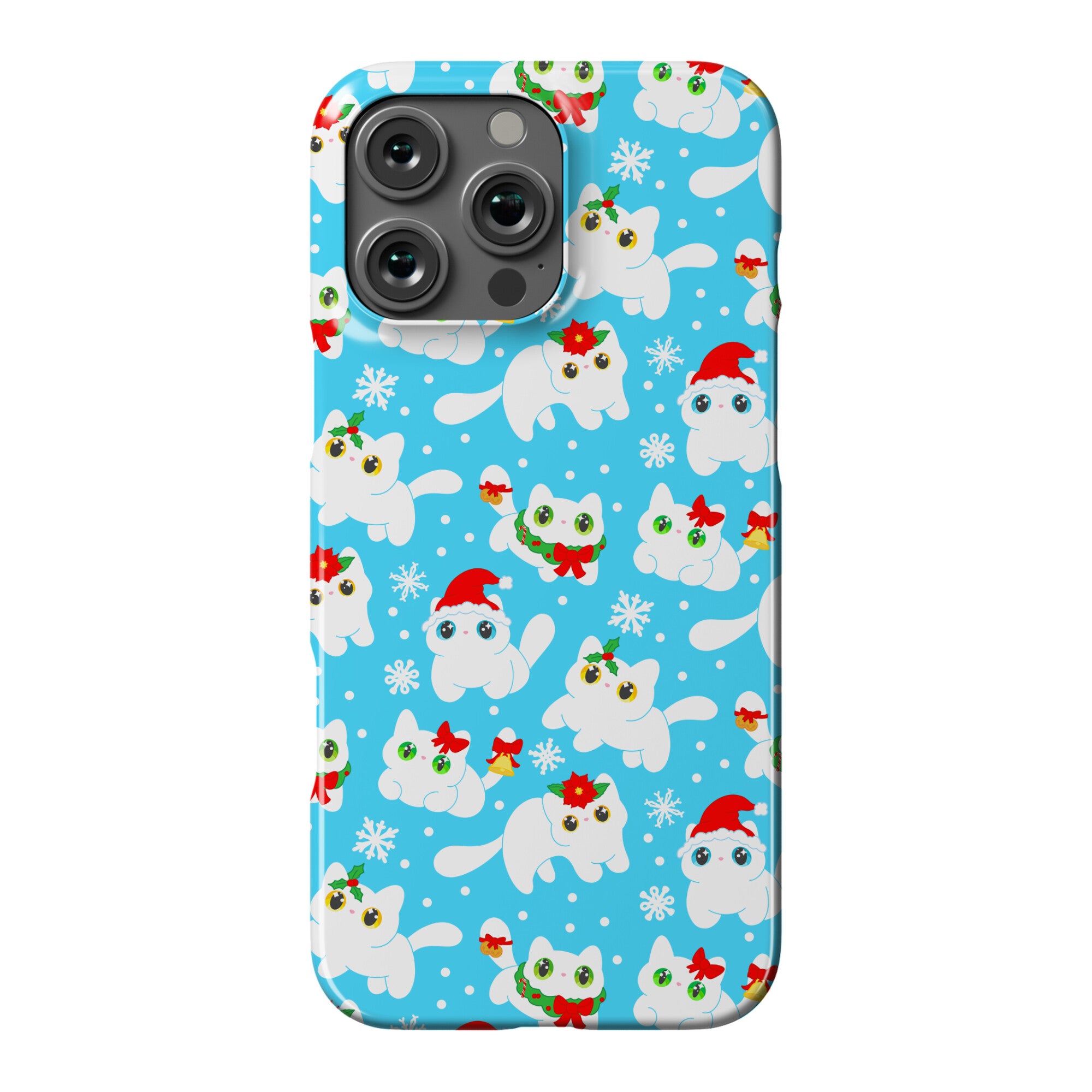 Christmas Cats Pattern Phone Case