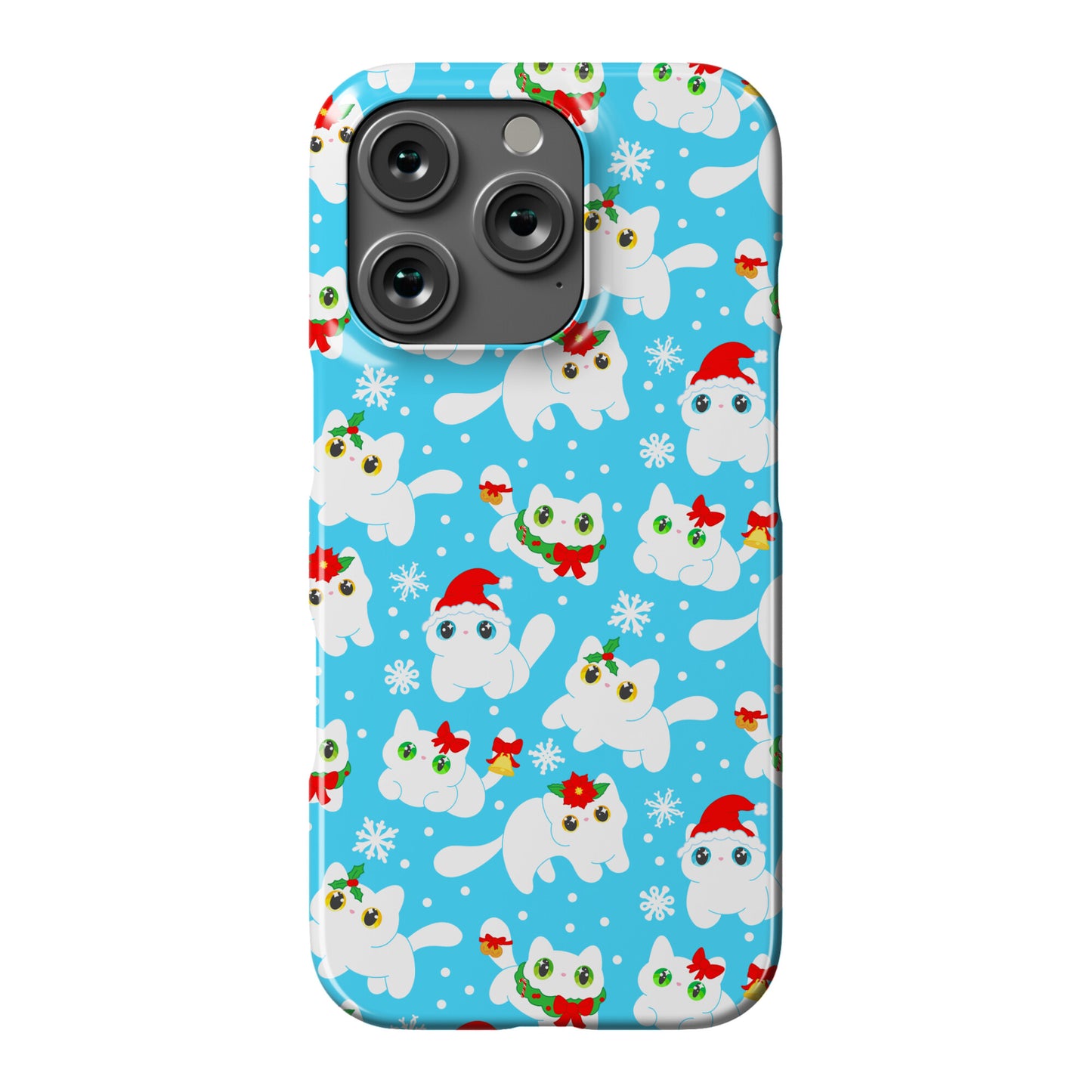 Christmas Cats Pattern Phone Case