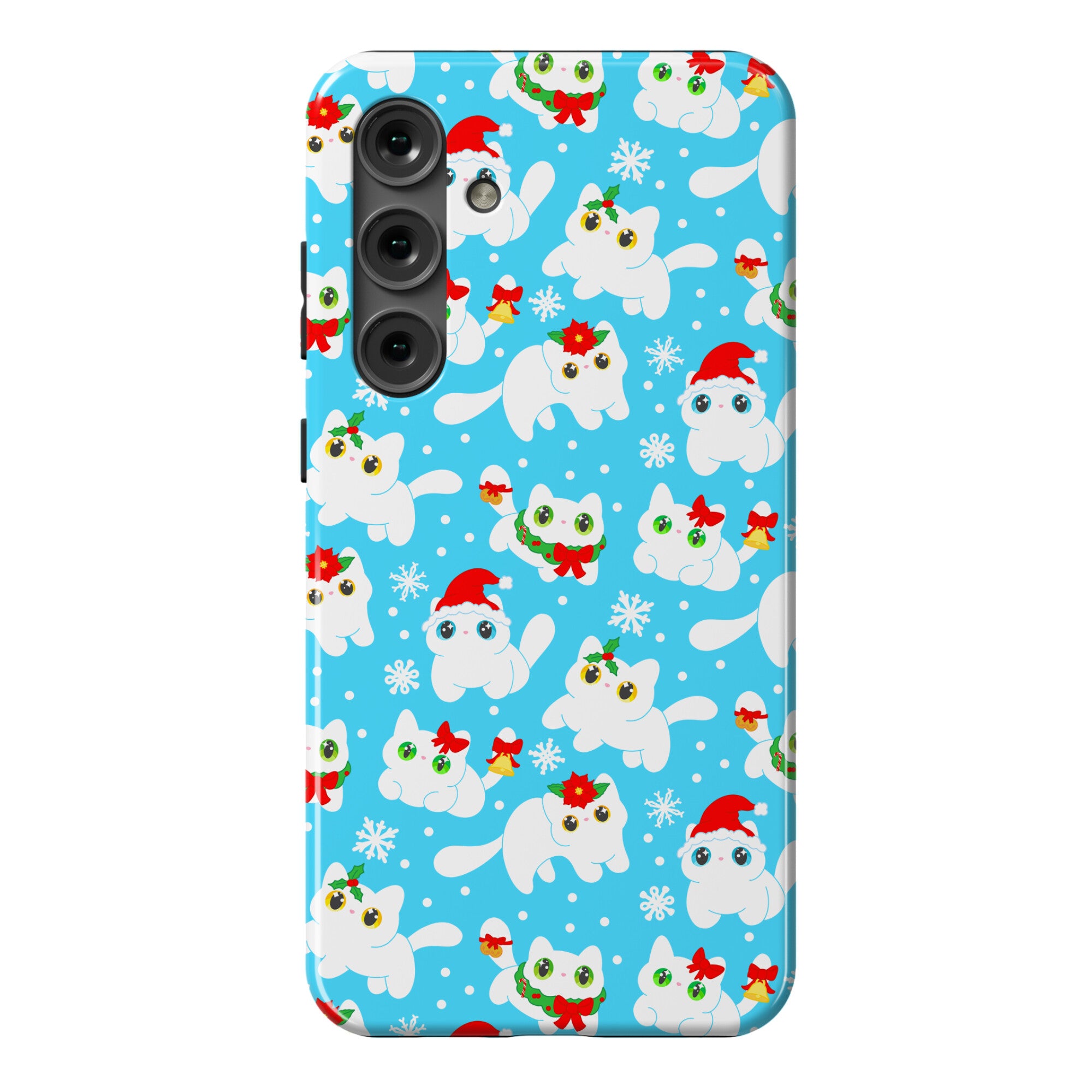 Christmas Cats Pattern Phone Case