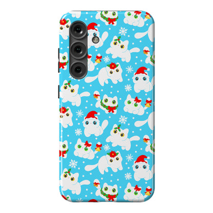 Christmas Cats Pattern Phone Case