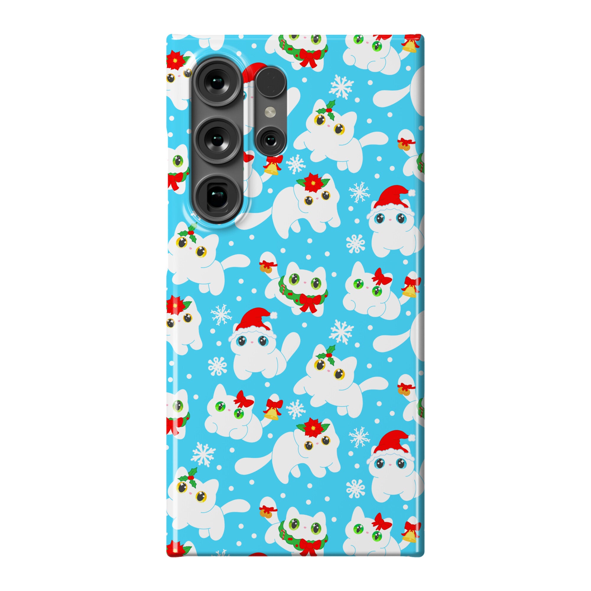 Christmas Cats Pattern Phone Case