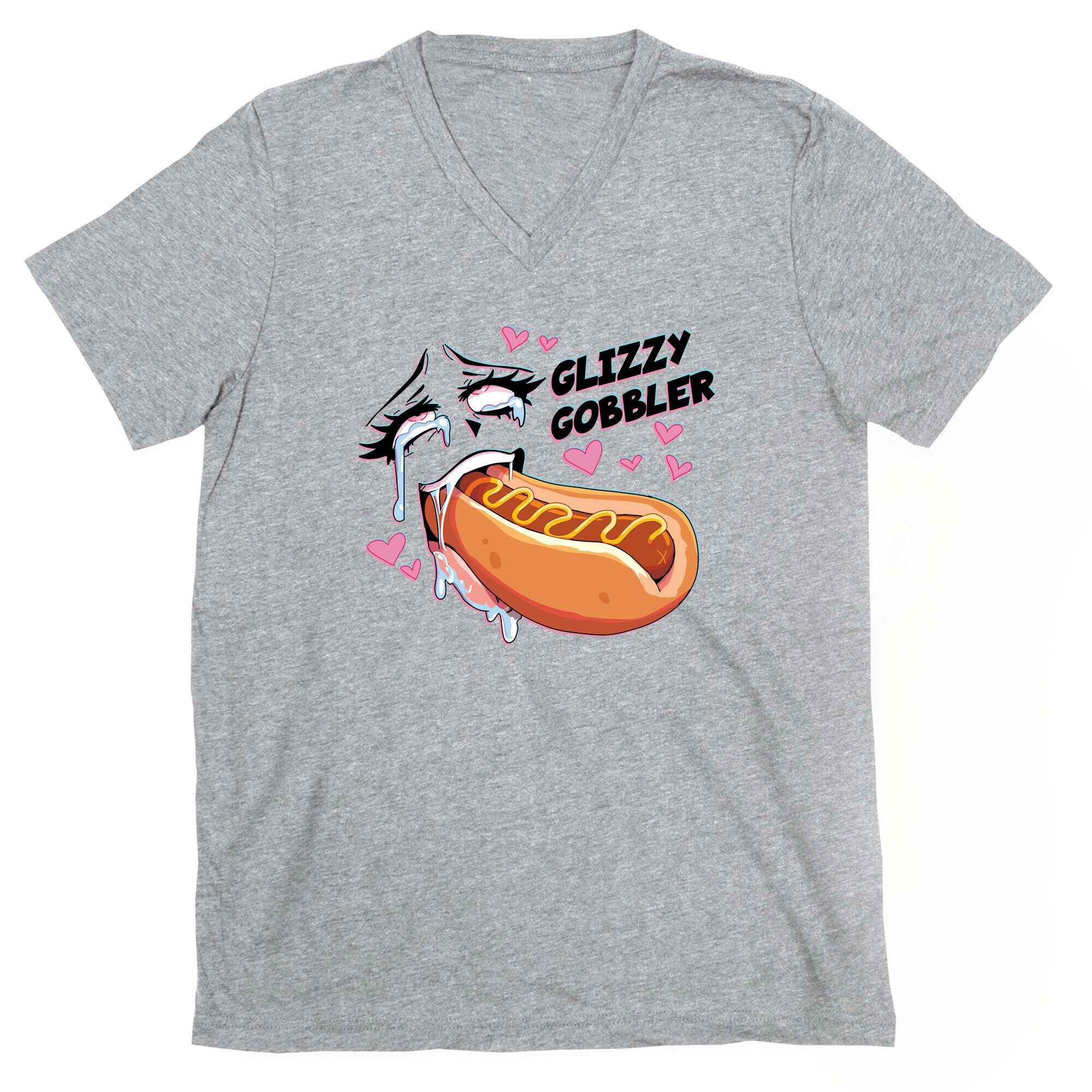 Ahegao Glizzy Gobbler V-Neck