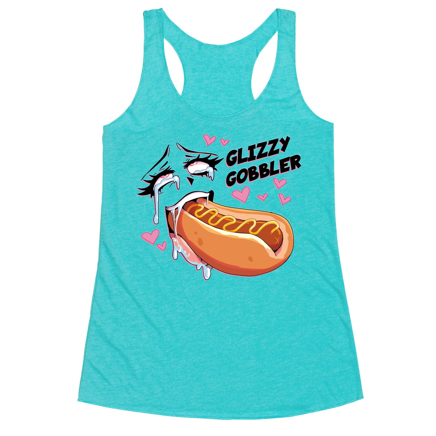 Ahegao Glizzy Gobbler Racerback Tank