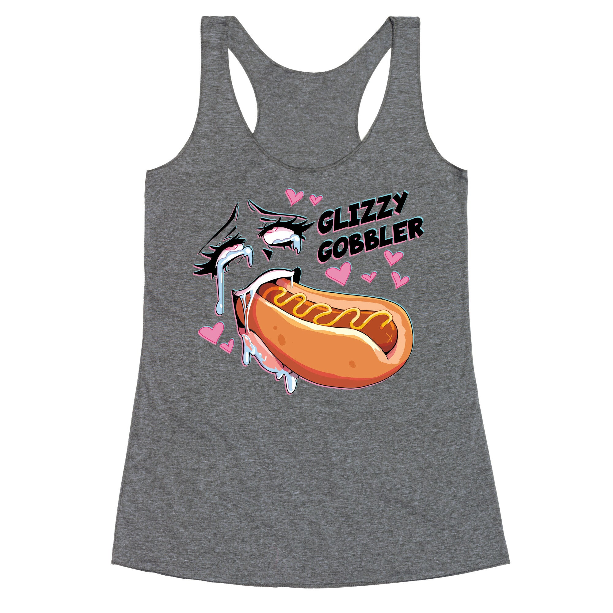 Ahegao Glizzy Gobbler Racerback Tank