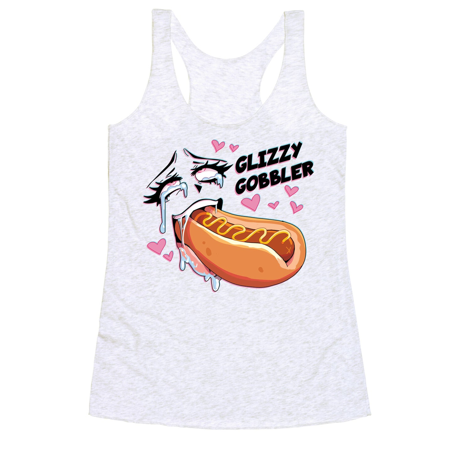 Ahegao Glizzy Gobbler Racerback Tank