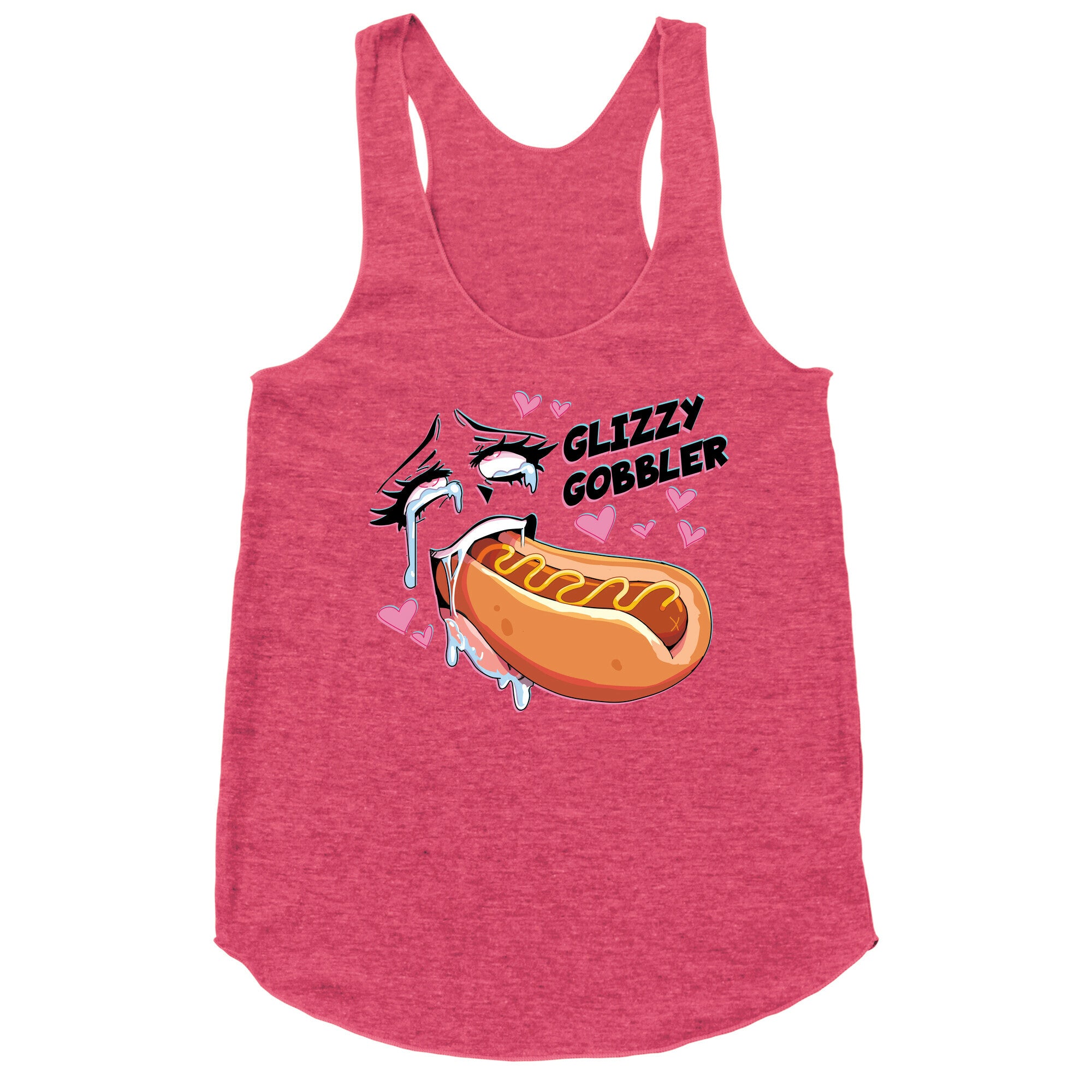 Ahegao Glizzy Gobbler Racerback Tank