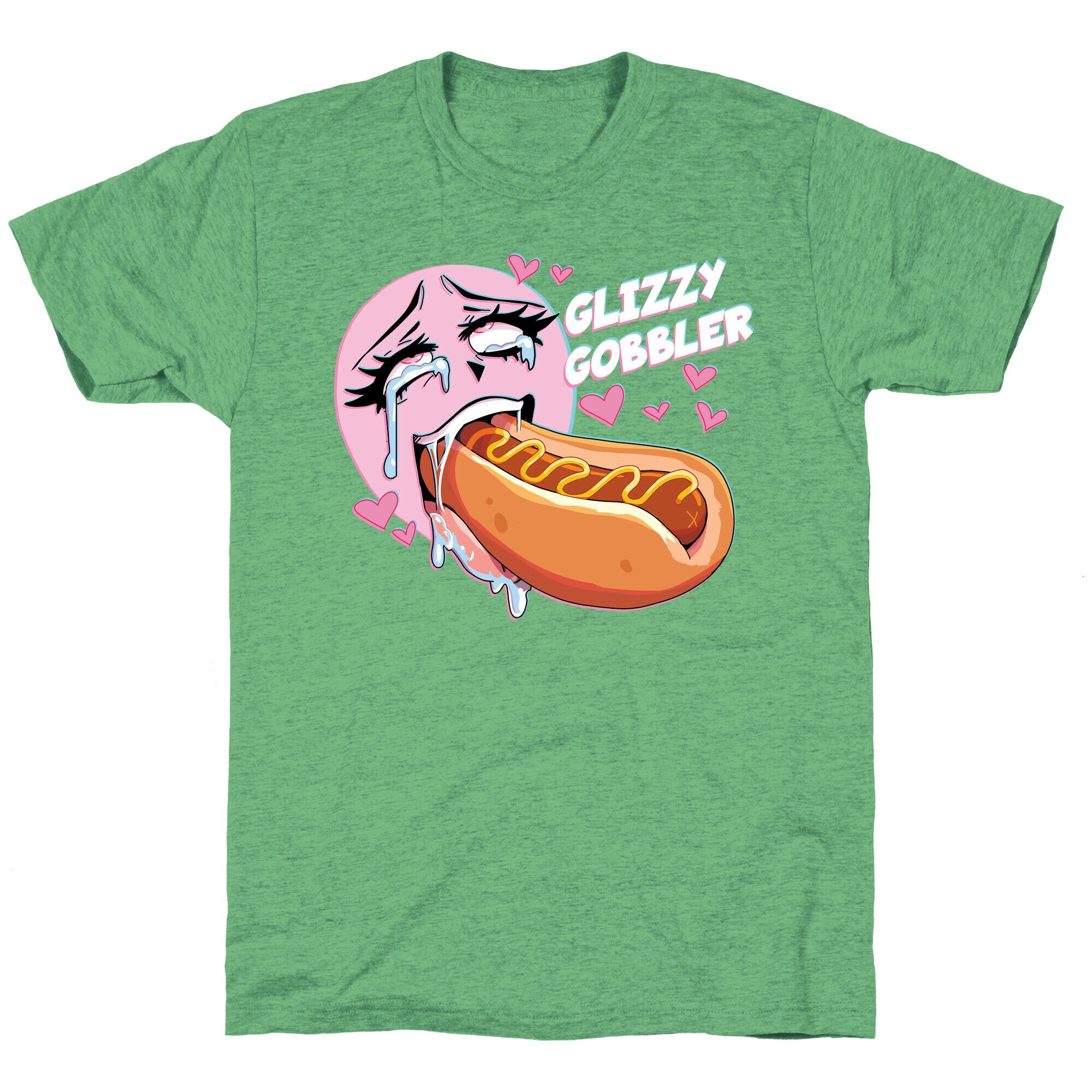 Ahegao Glizzy Gobbler Unisex Triblend Tee