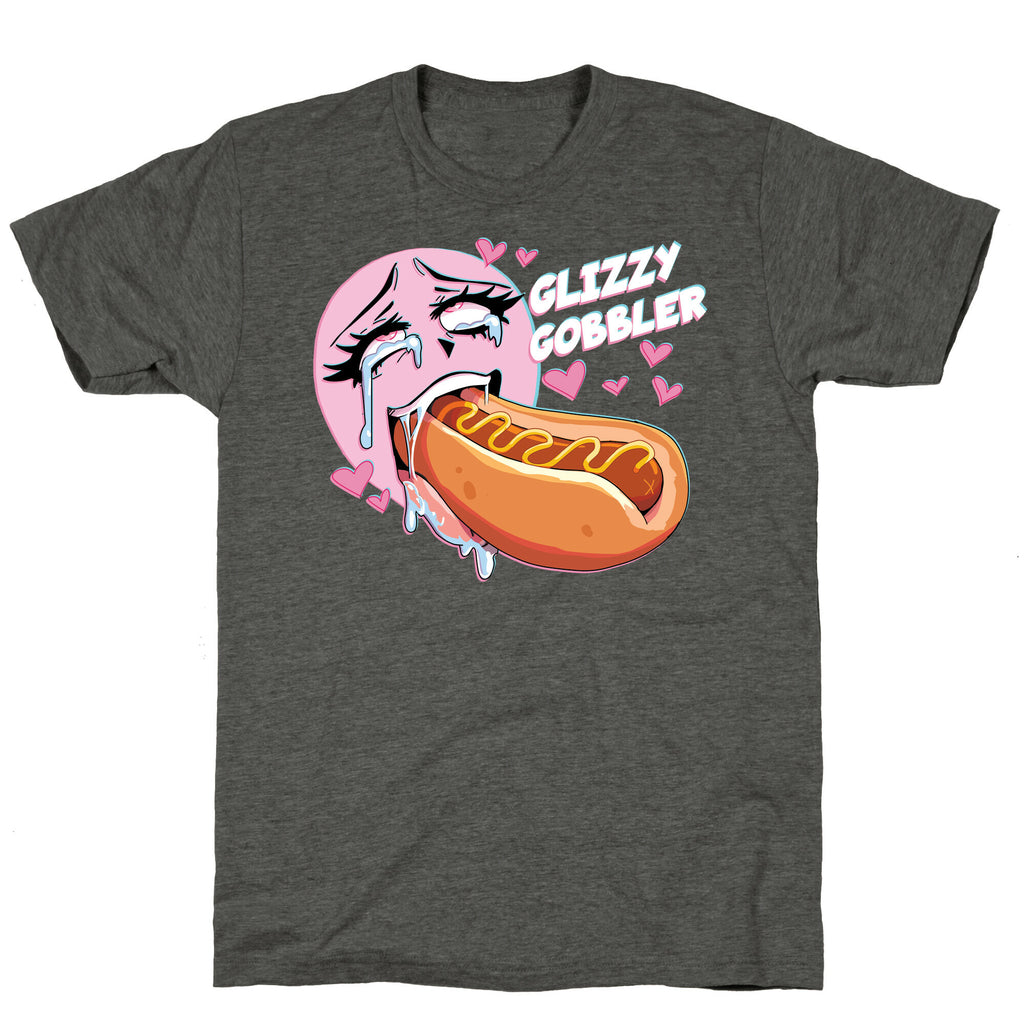 Ahegao Glizzy Gobbler Unisex Triblend Tee