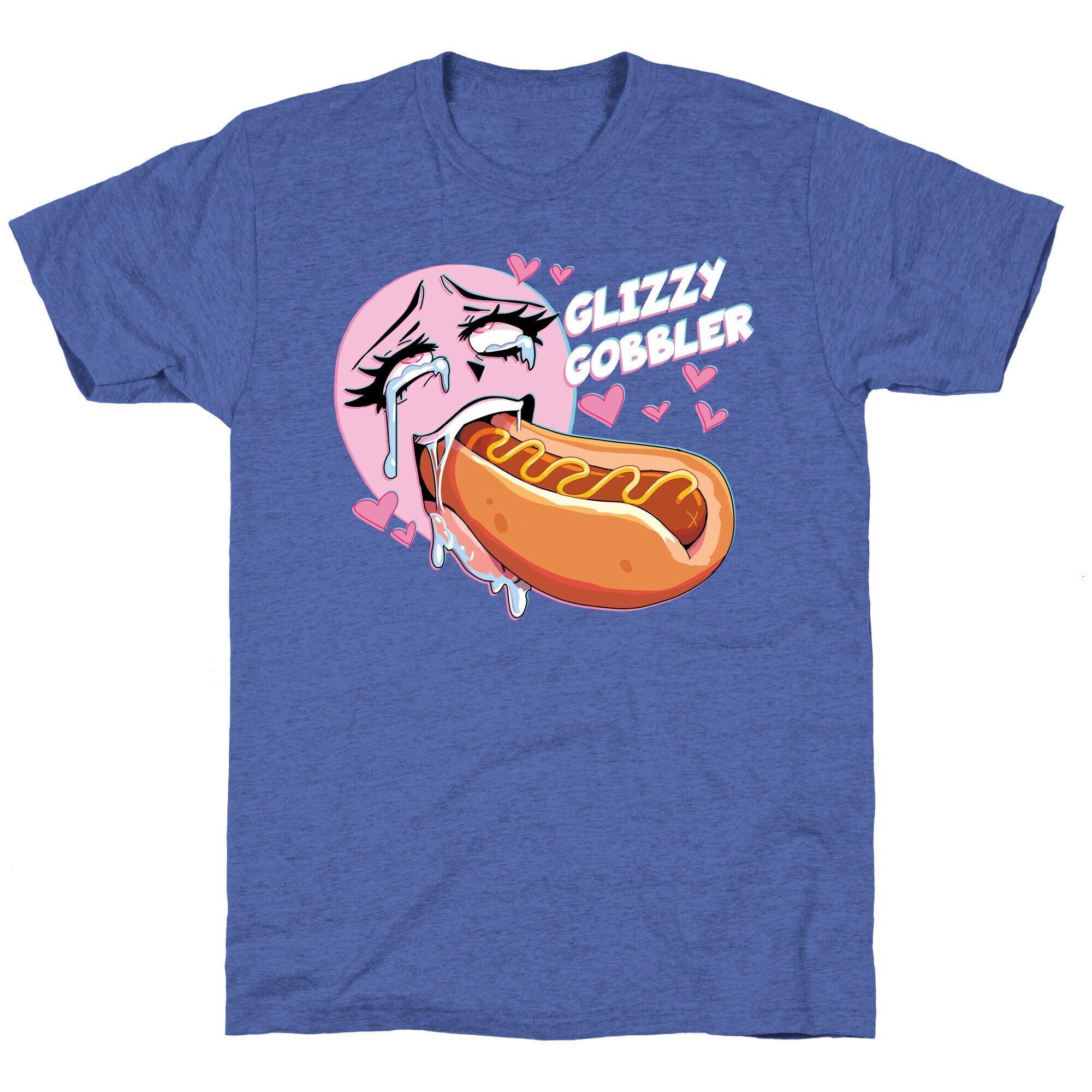 Ahegao Glizzy Gobbler Unisex Triblend Tee