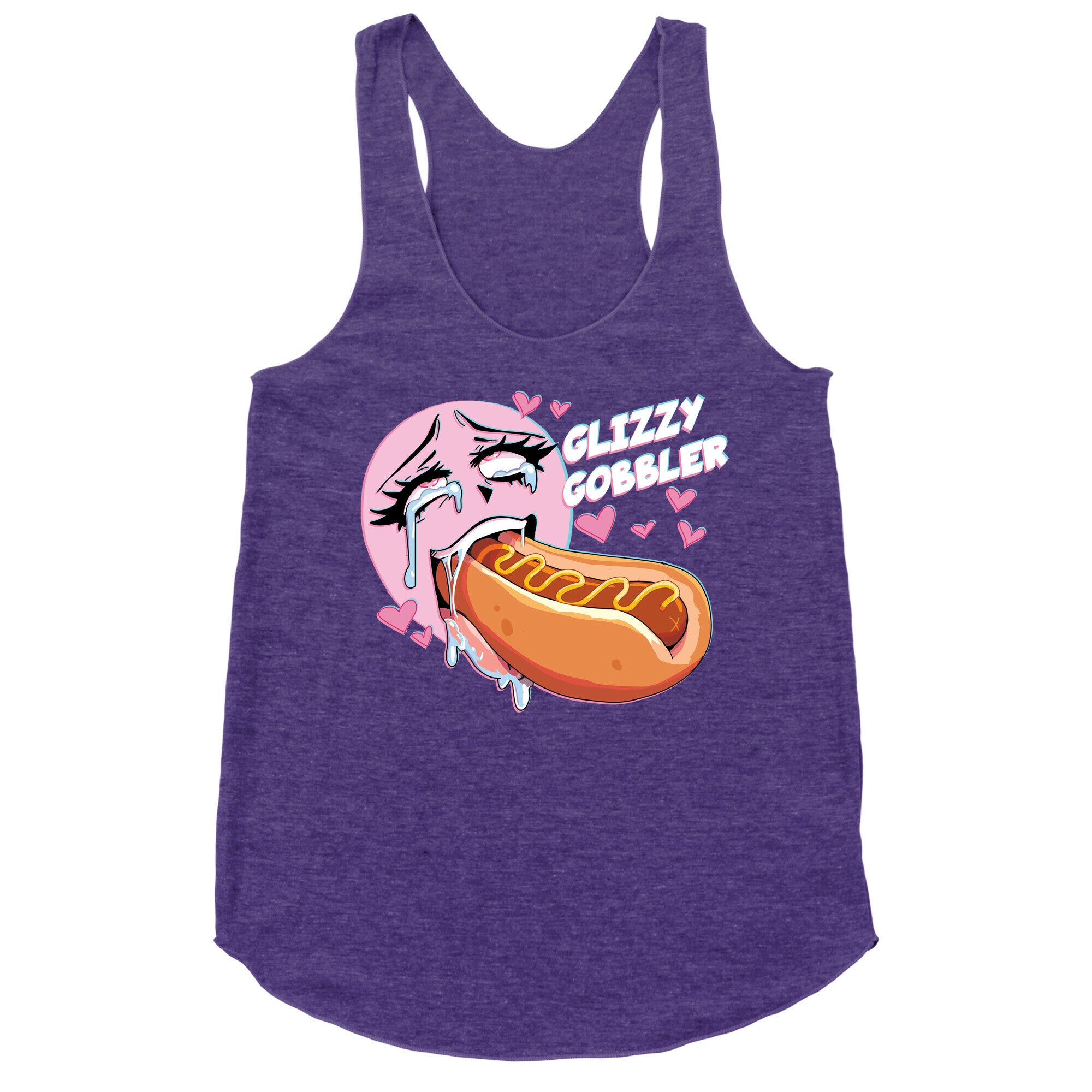 Ahegao Glizzy Gobbler Racerback Tank