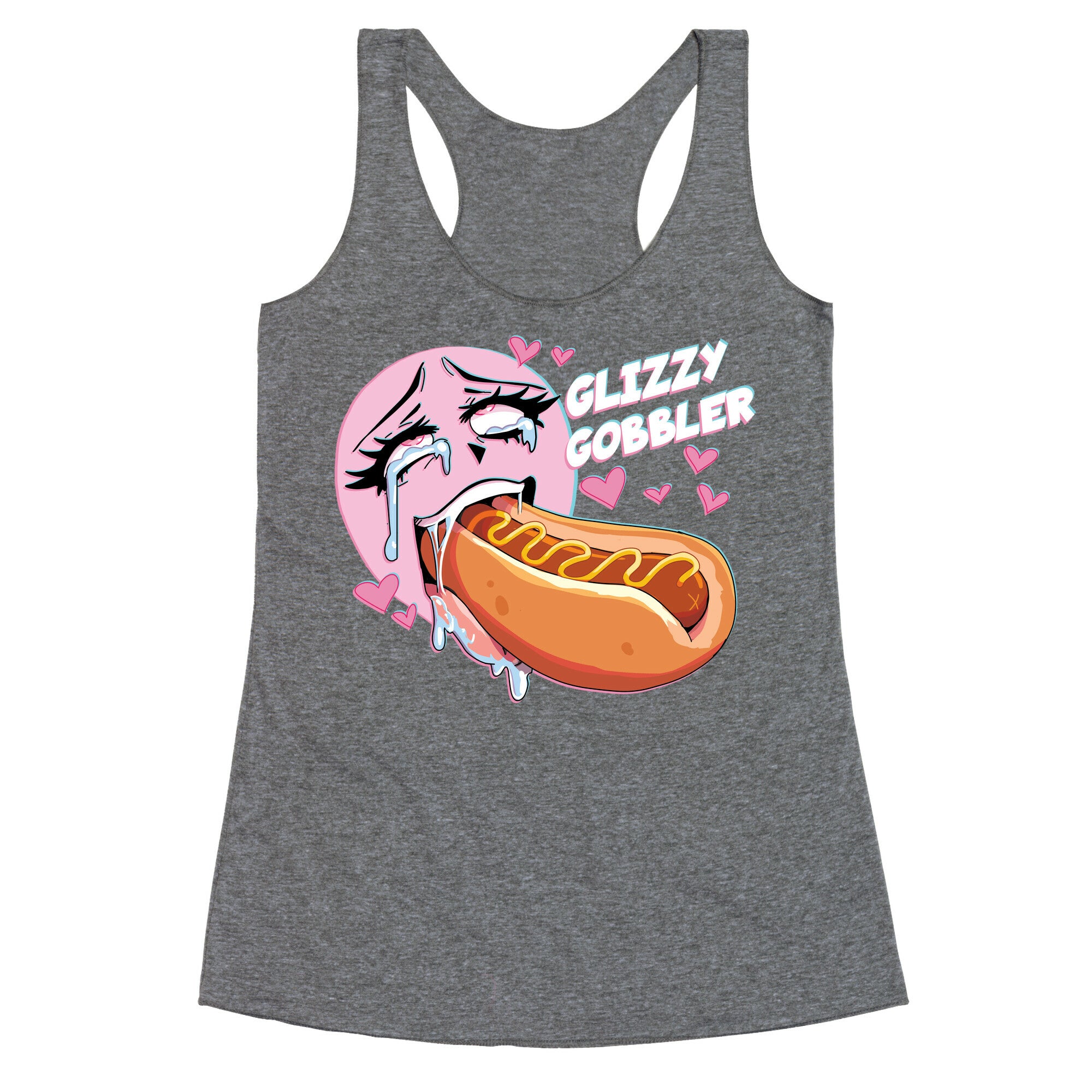 Ahegao Glizzy Gobbler Racerback Tank