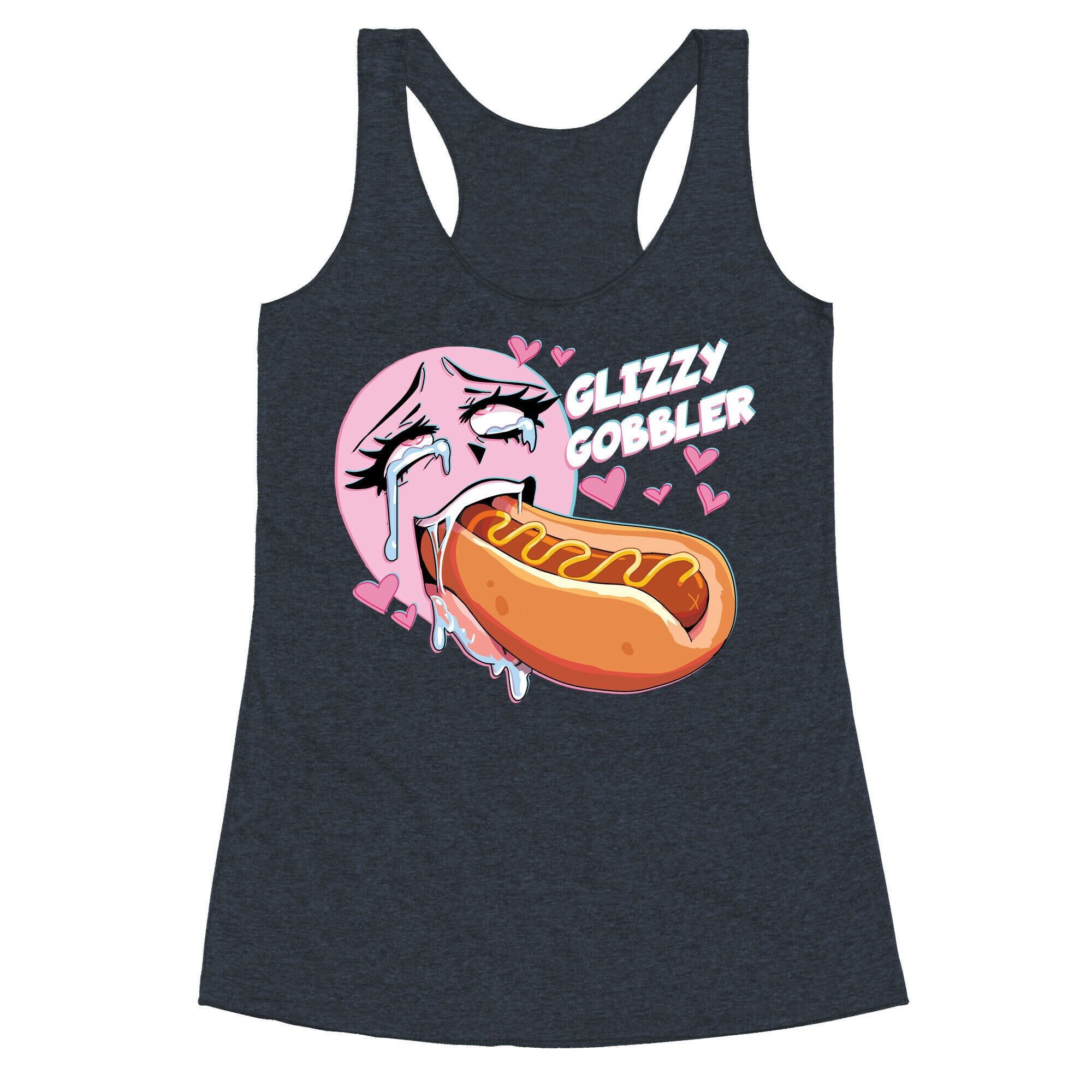 Ahegao Glizzy Gobbler Racerback Tank