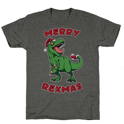 Merry Rexmas Unisex Triblend Tee