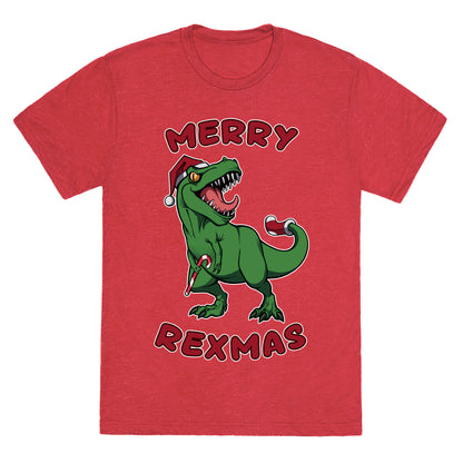 Merry Rexmas Unisex Triblend Tee
