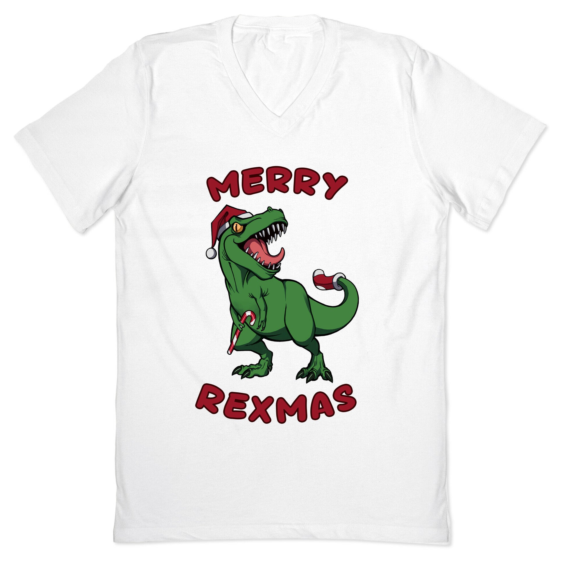 Merry Rexmas V-Neck