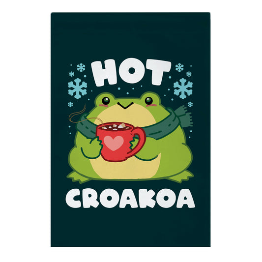 Hot Croakoa Garden Flag