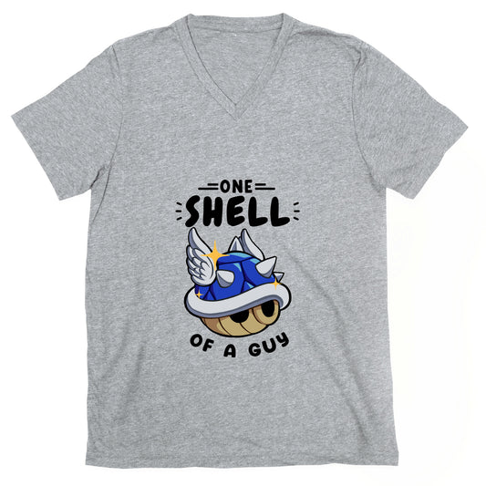 One Shell of A Guy: Blueshell Ver V-Neck