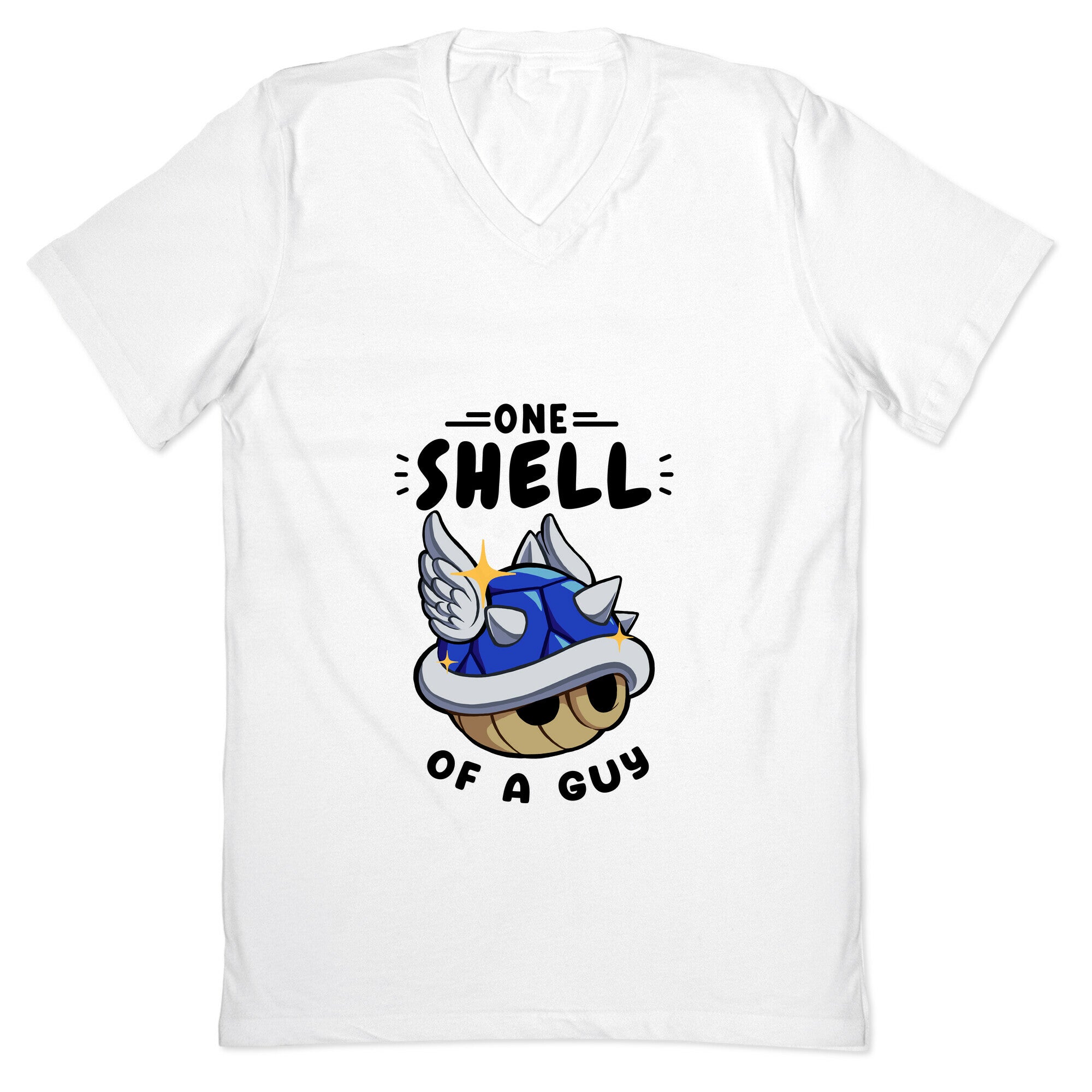 One Shell of A Guy: Blueshell Ver V-Neck