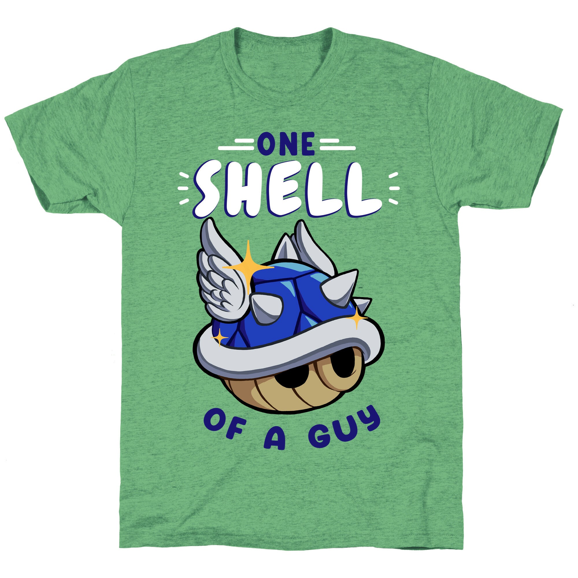 One Shell of A Guy: Blueshell Ver Unisex Triblend Tee