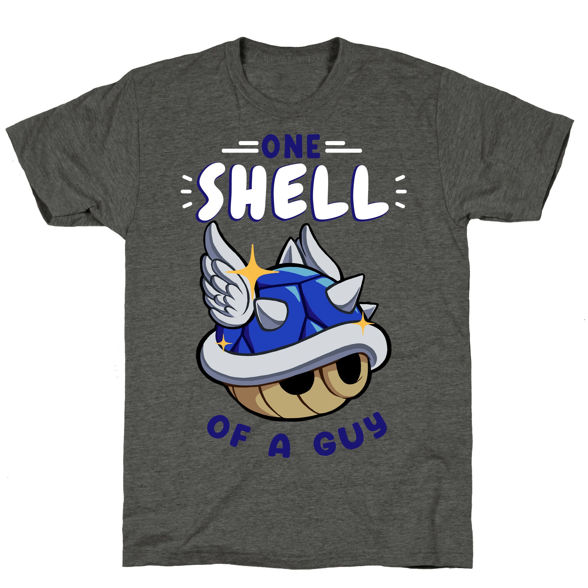 One Shell of A Guy: Blueshell Ver Unisex Triblend Tee