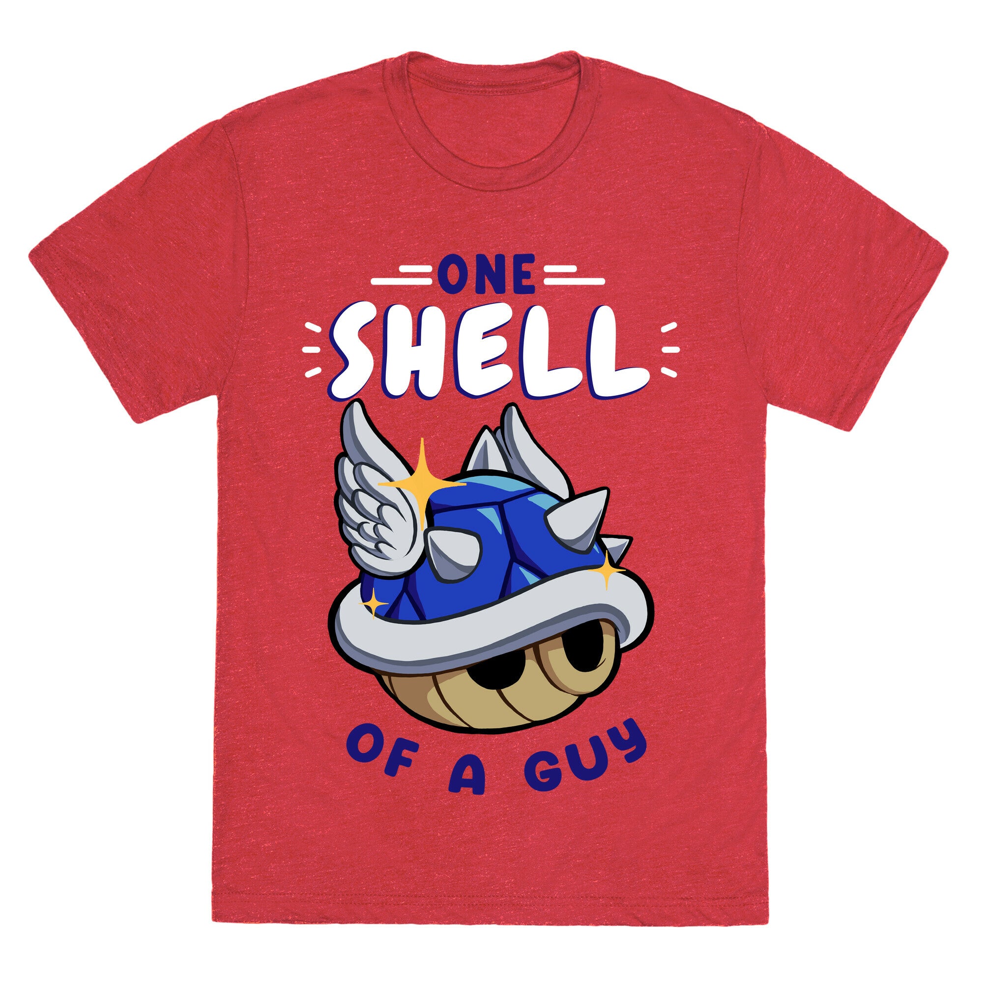 One Shell of A Guy: Blueshell Ver Unisex Triblend Tee