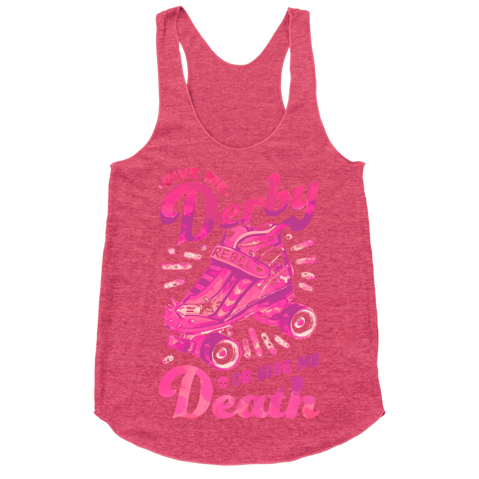 Give Me Derby Or Give Me Death Racerback Tank