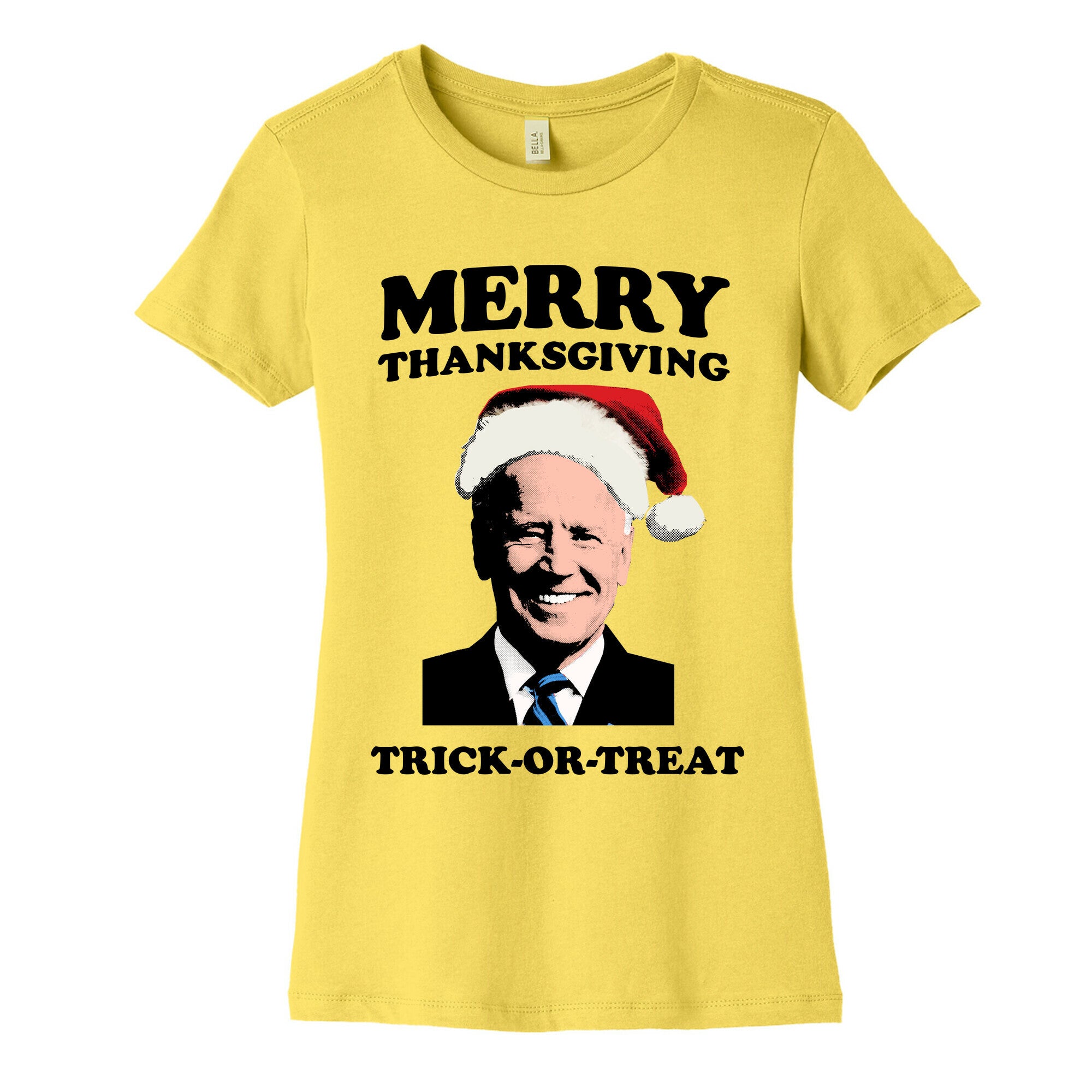 Merry Thanksgiving, Trick or Treat Women's Cotton Tee