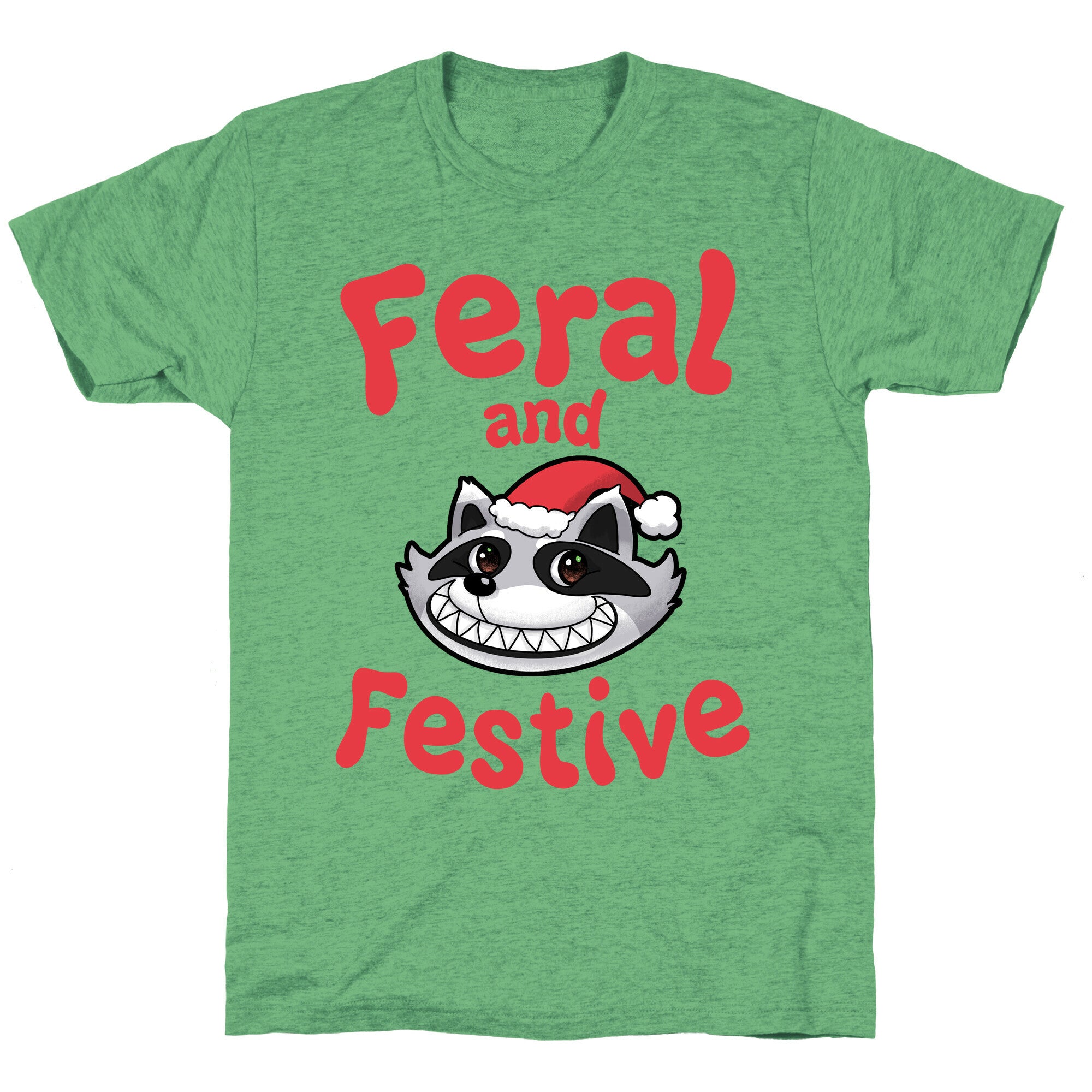 Festive and Feral Unisex Triblend Tee