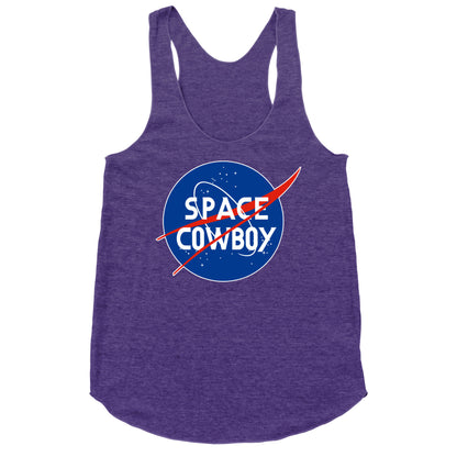 Space Cowboy Parody Racerback Tank