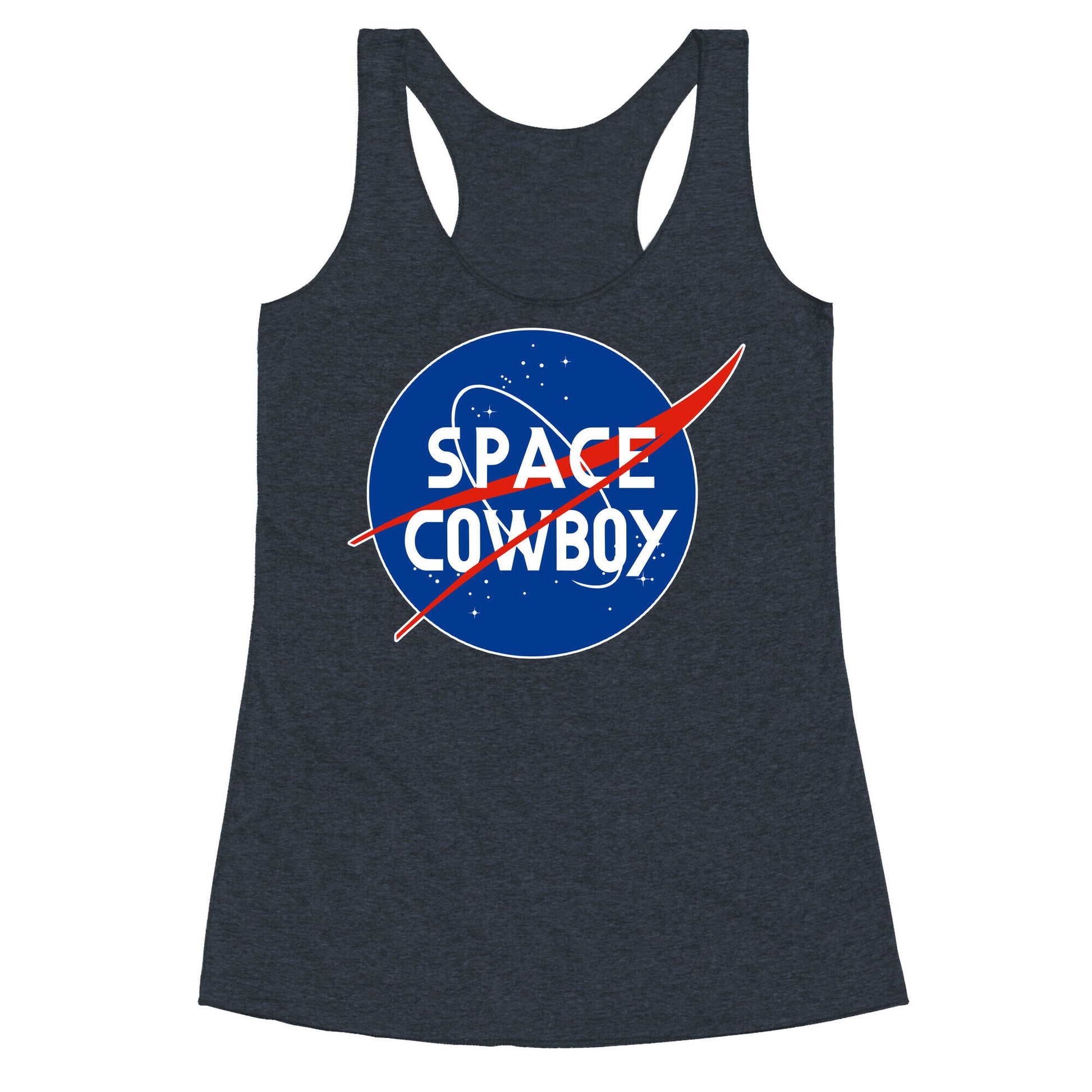 Space Cowboy Parody Racerback Tank