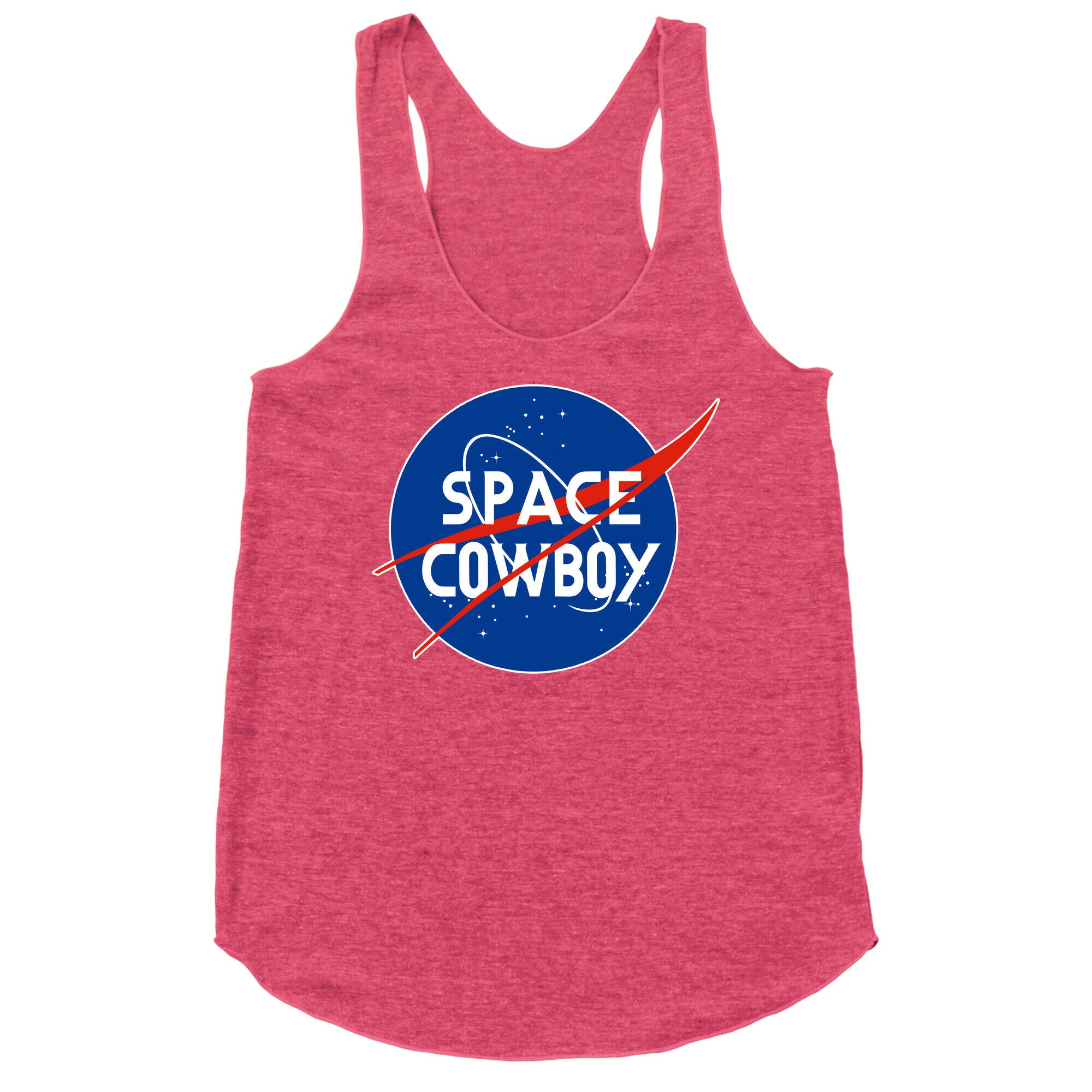 Space Cowboy Parody Racerback Tank