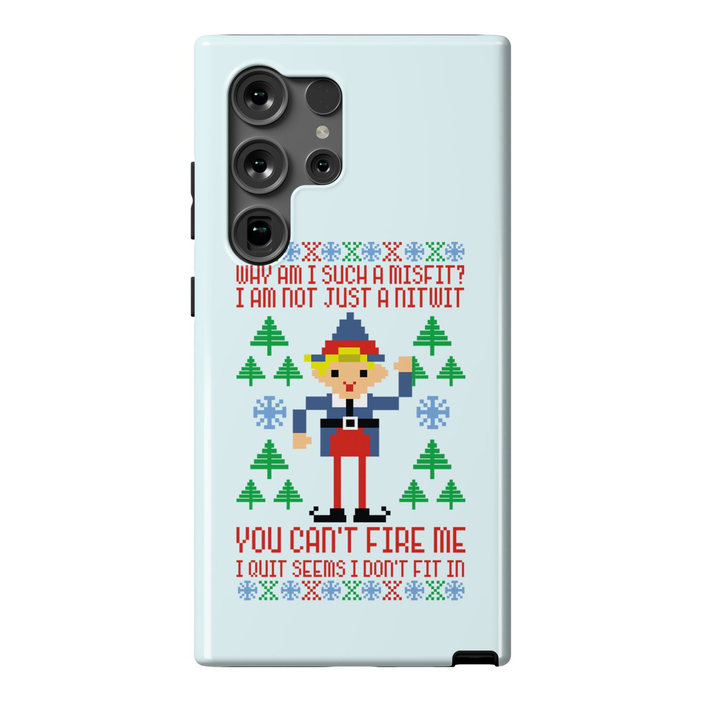 Why am I Such a Misfit I Am Not Just a Nitwit Phone Case