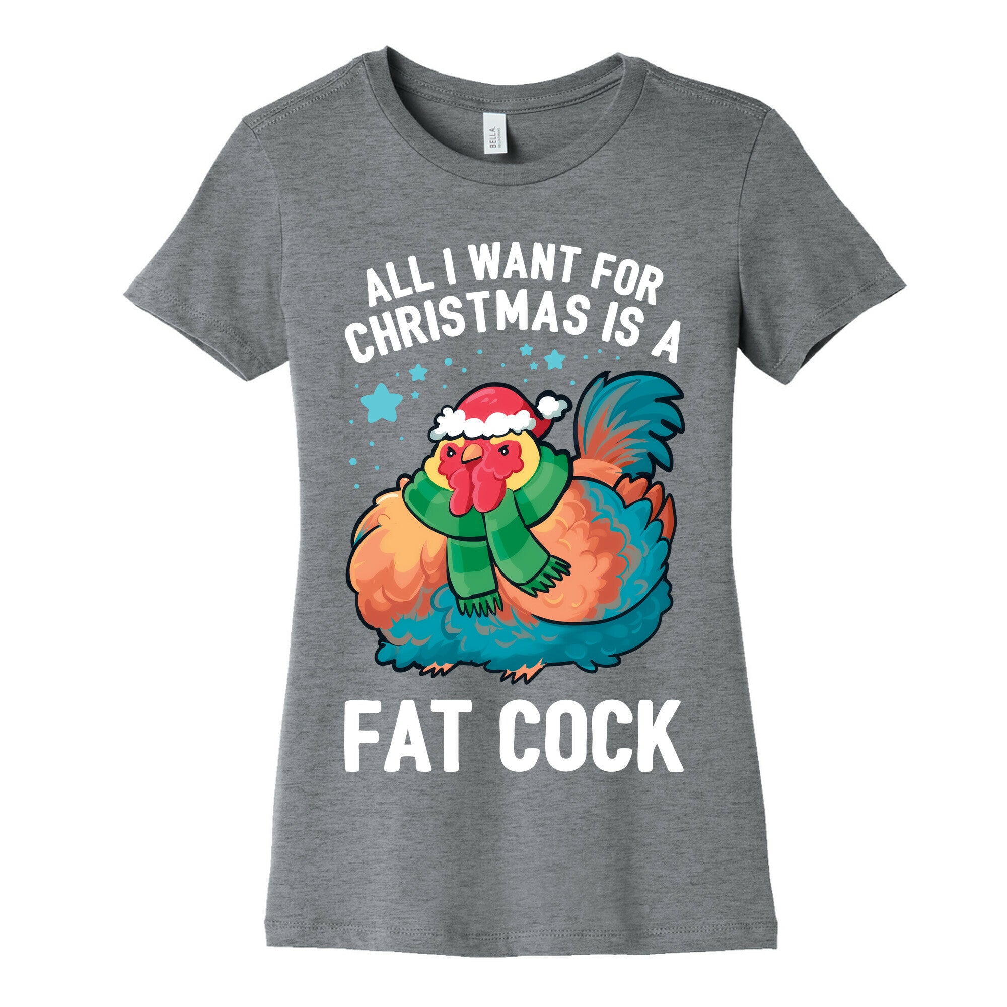 All I Want For Christmas Is A Fat Cock Women's Cotton Tee