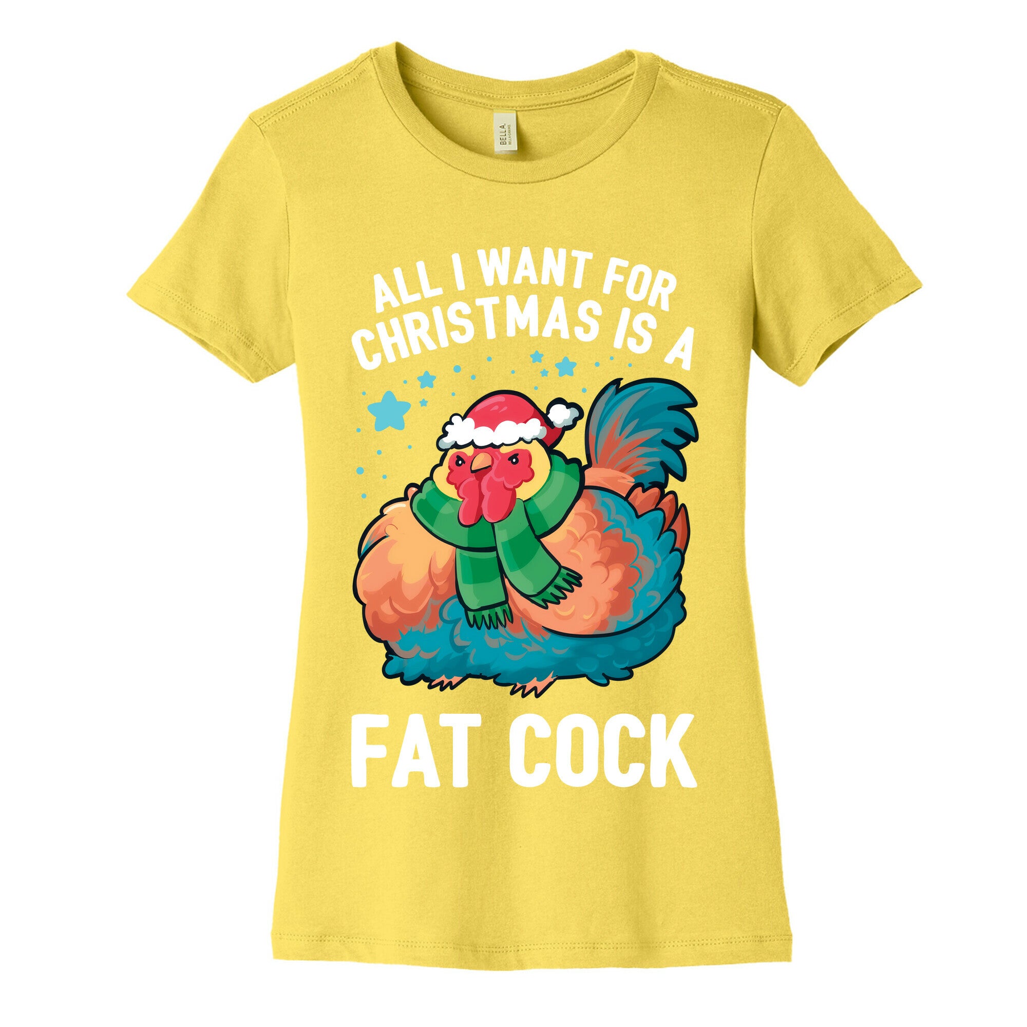 All I Want For Christmas Is A Fat Cock Women's Cotton Tee