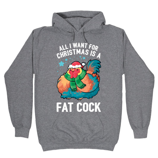 All I Want For Christmas Is A Fat Cock Hoodie