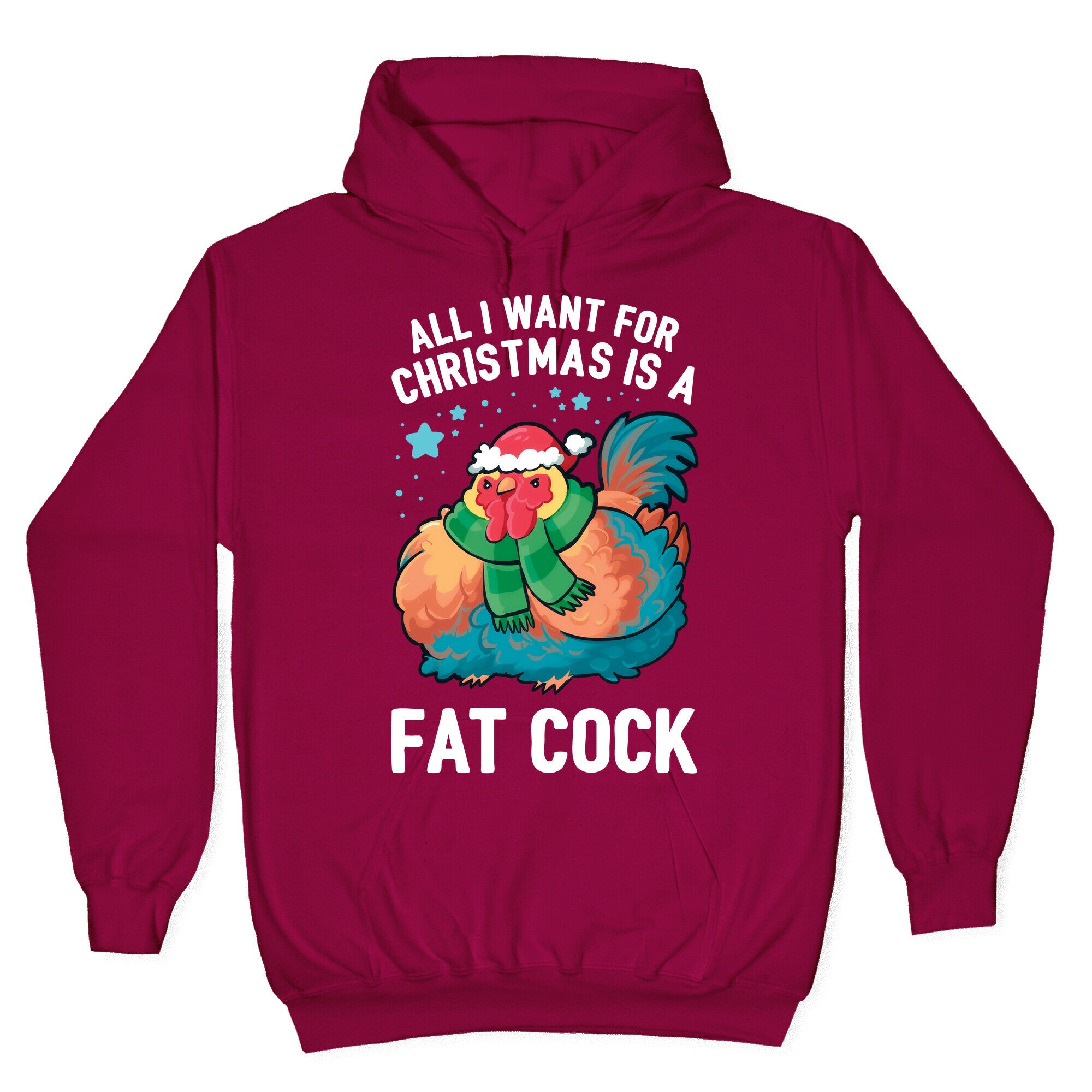 All I Want For Christmas Is A Fat Cock Hoodie