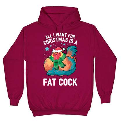 All I Want For Christmas Is A Fat Cock Hoodie
