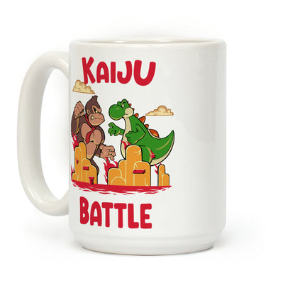 Kaiju Battle Coffee Mug