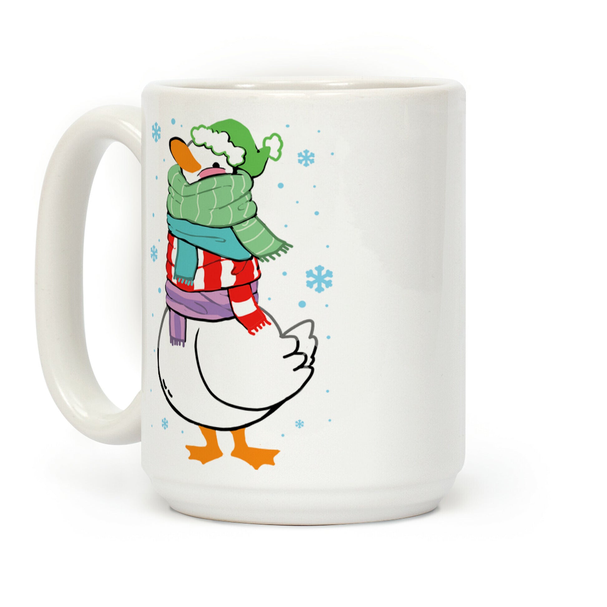 Scarf Duck Coffee Mug