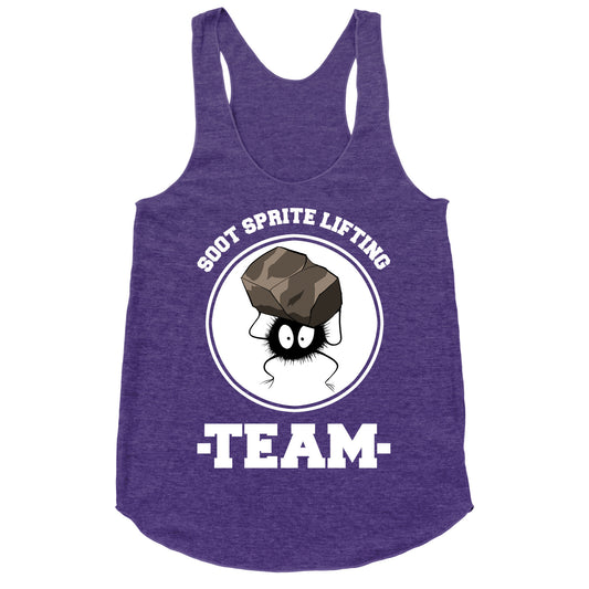 Soot Sprite Lifting Team Racerback Tank