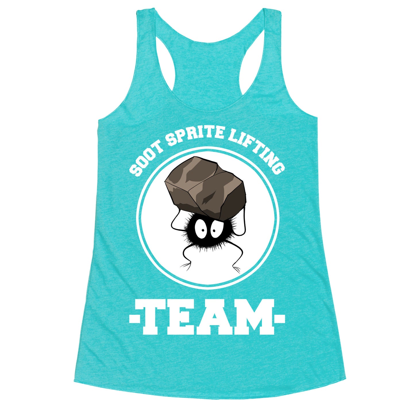 Soot Sprite Lifting Team Racerback Tank
