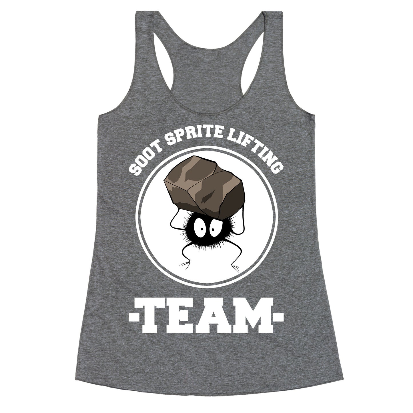 Soot Sprite Lifting Team Racerback Tank