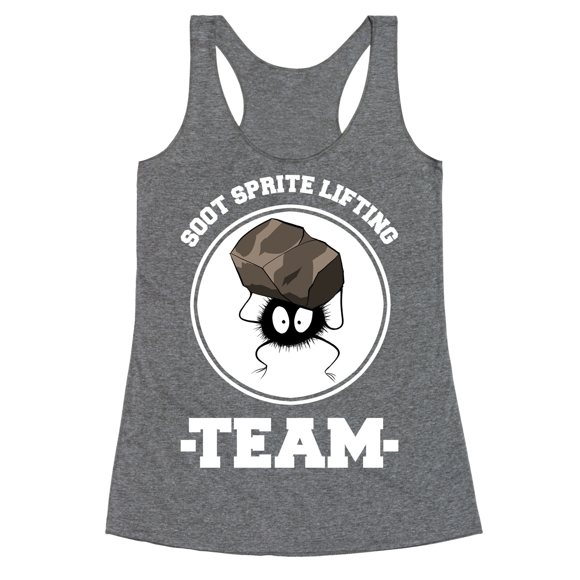 Soot Sprite Lifting Team Racerback Tank
