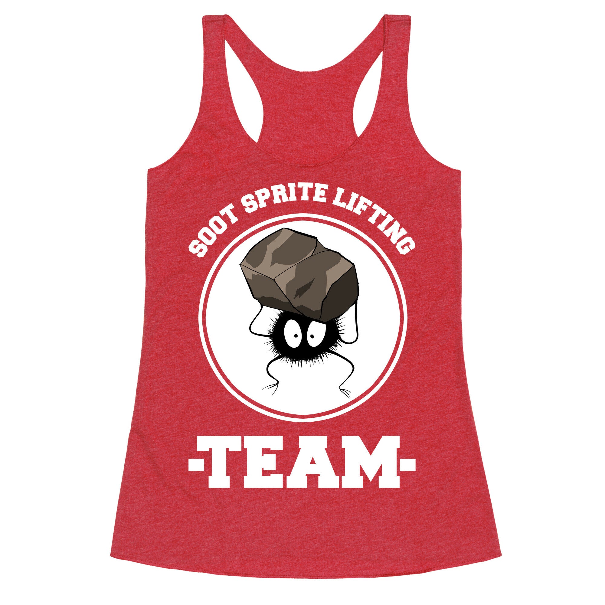 Soot Sprite Lifting Team Racerback Tank