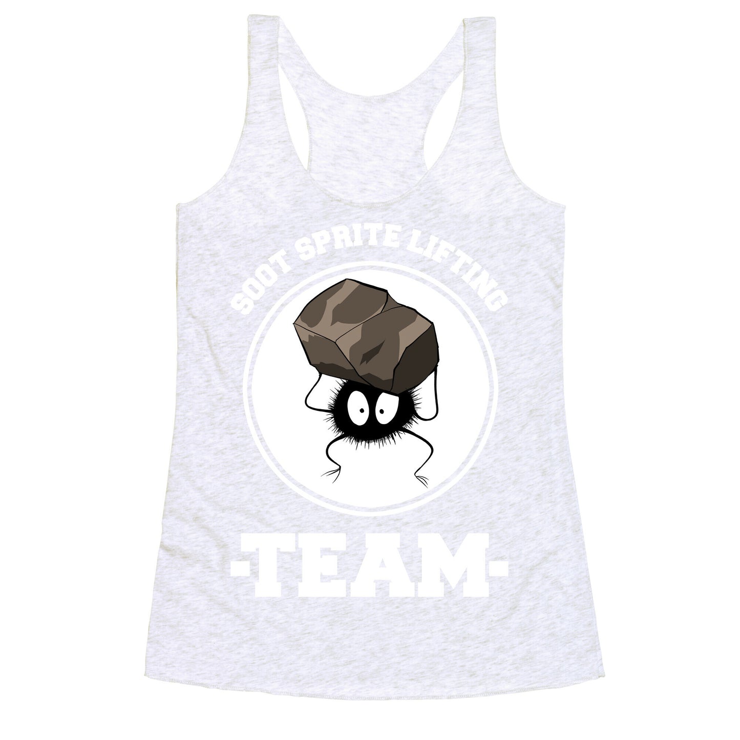 Soot Sprite Lifting Team Racerback Tank