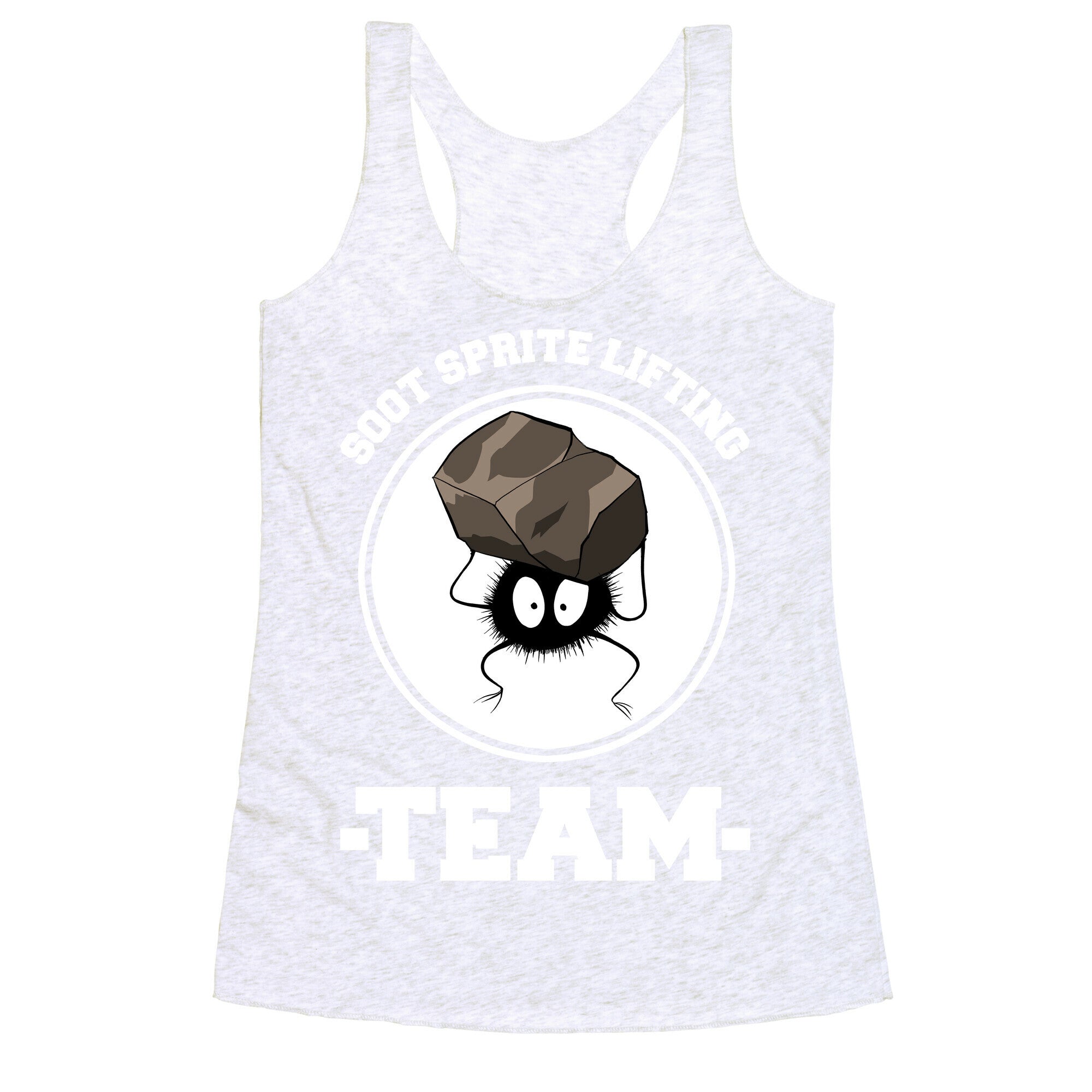 Soot Sprite Lifting Team Racerback Tank