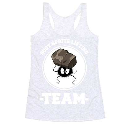 Soot Sprite Lifting Team Racerback Tank