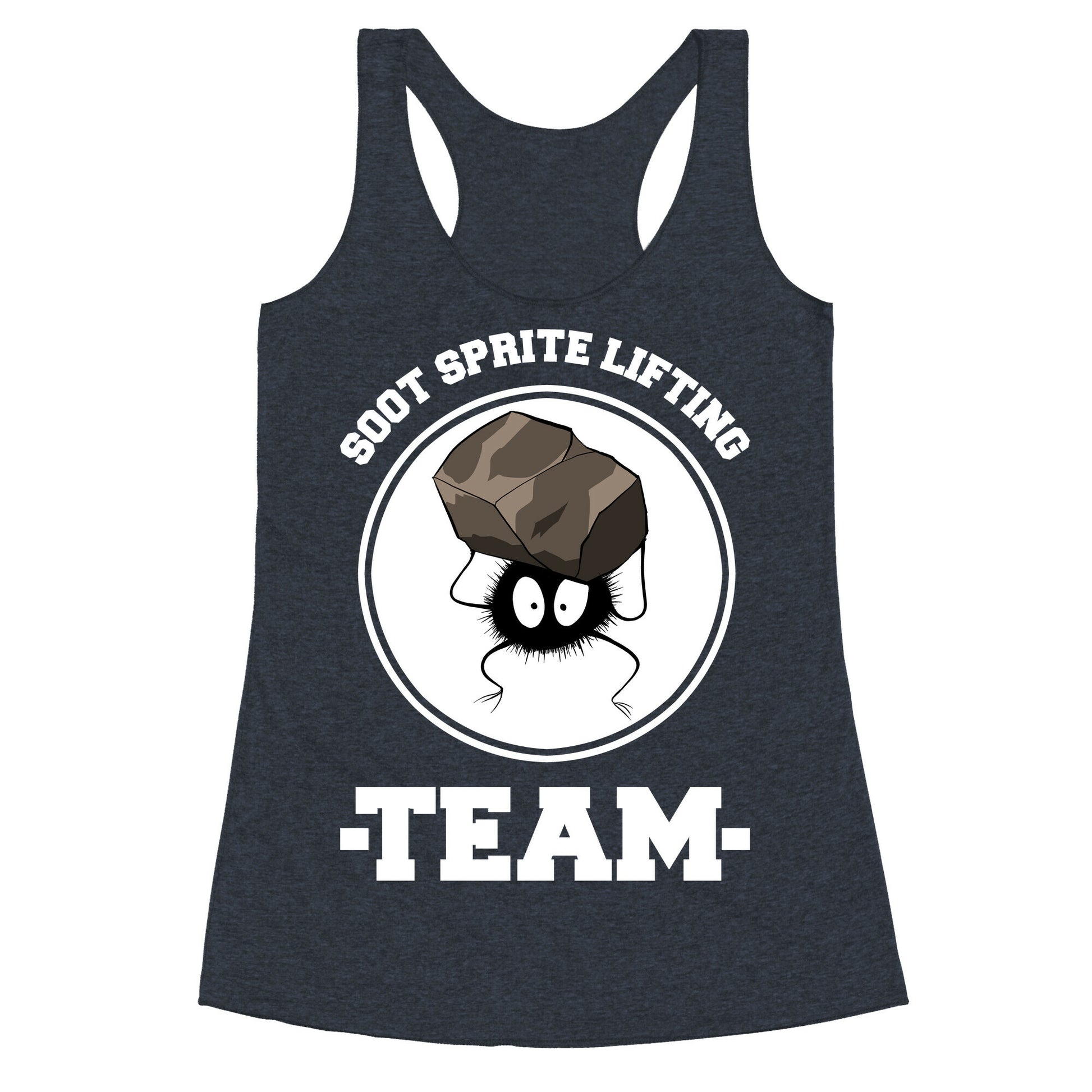 Soot Sprite Lifting Team Racerback Tank