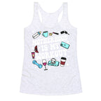Motherhood is My Workout Racerback Tank